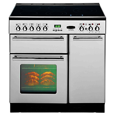Rangemaster Toledo 90 Electric Range Cooker, Stainless Steel Rangemaster Toledo 90 Electric Range Cooker, Stainless Steel
